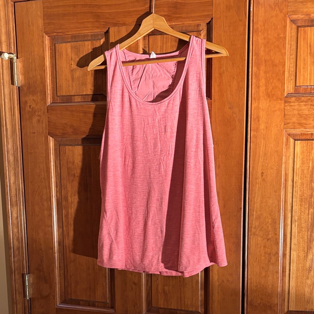 Old Navy Rose Pink Scoop Tank Top